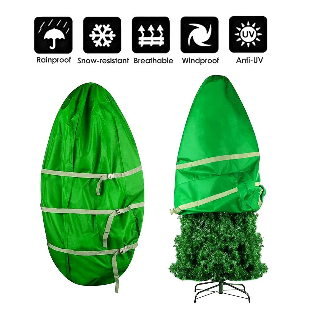 Christmas Tree Storage Bag Dustproof Cover Protect Waterproof Outdoor Furniture Cushion Storage Bags Organize Tools