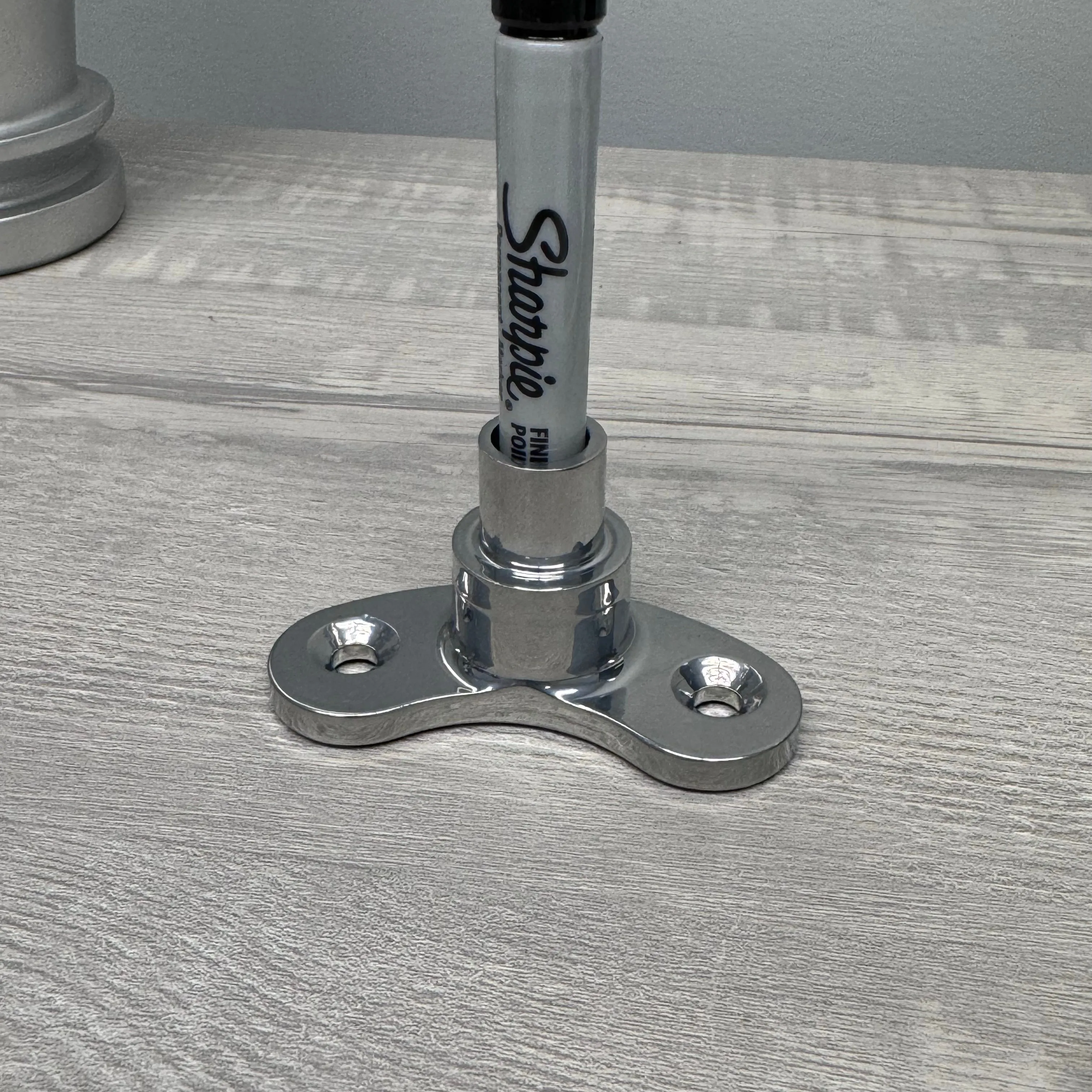 Chrome Pilatus PC-12 Pitch Change Knob Pencil Pen Marker Single Holder Display
