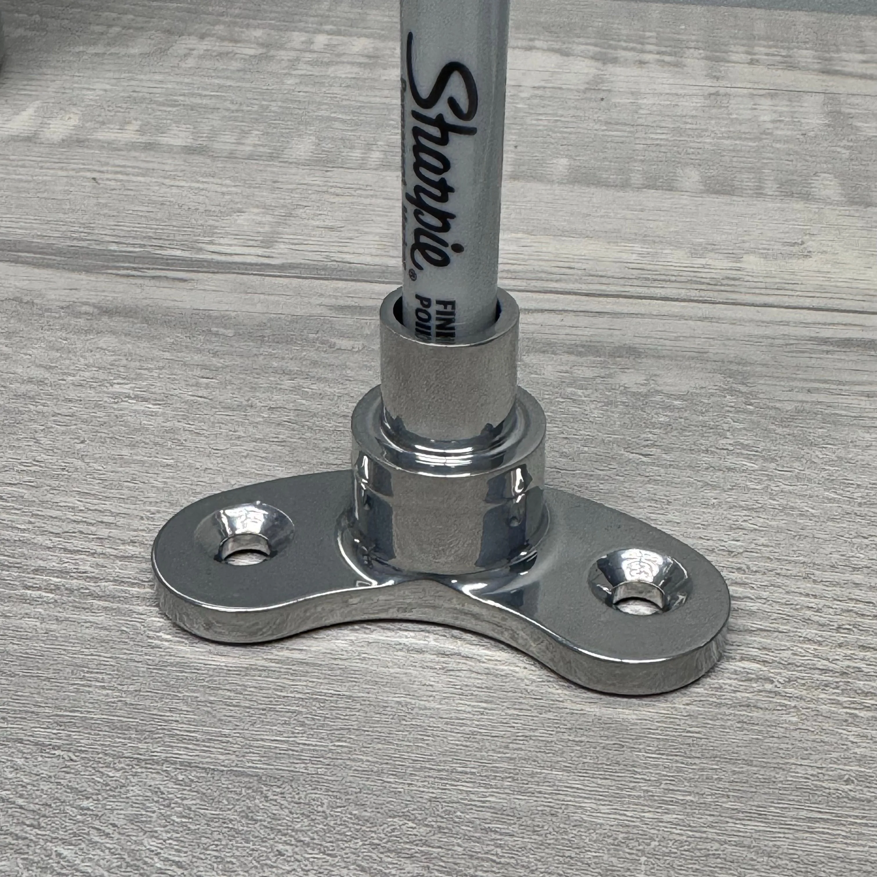 Chrome Pilatus PC-12 Pitch Change Knob Pencil Pen Marker Single Holder Display