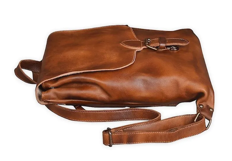 Classic Leather Backpack Women