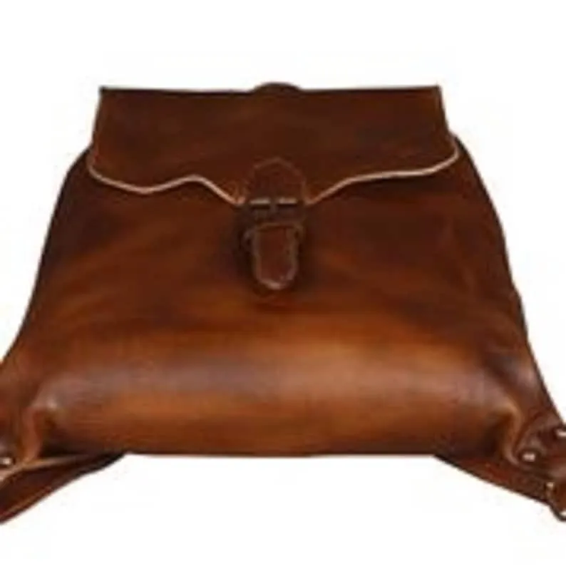 Classic Leather Backpack Women