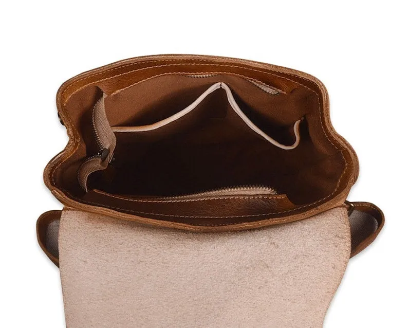 Classic Leather Backpack Women