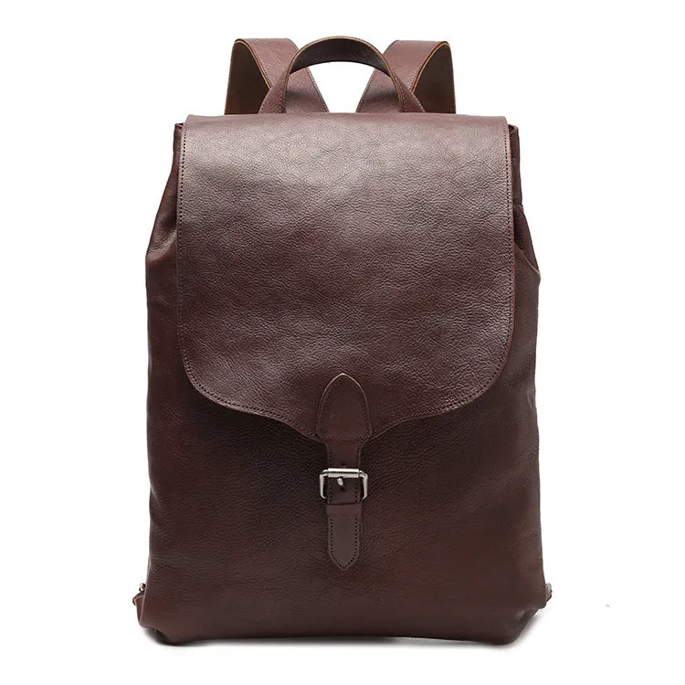 Classic Leather Backpack Women