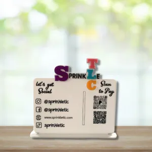 Custom Social Media Plaques/Signs