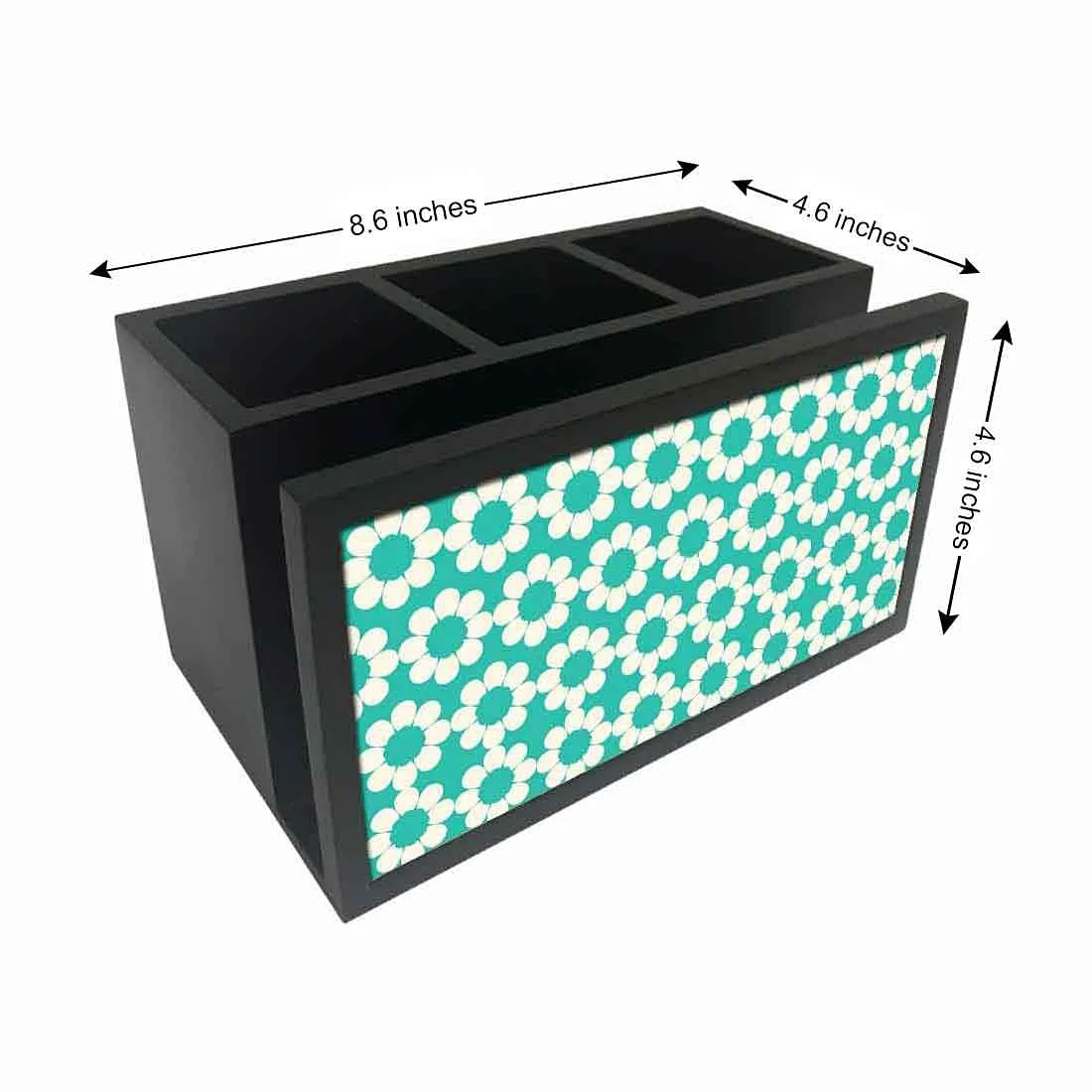 Cutlery Tissue Holder Napkin Stand -  Green Flower