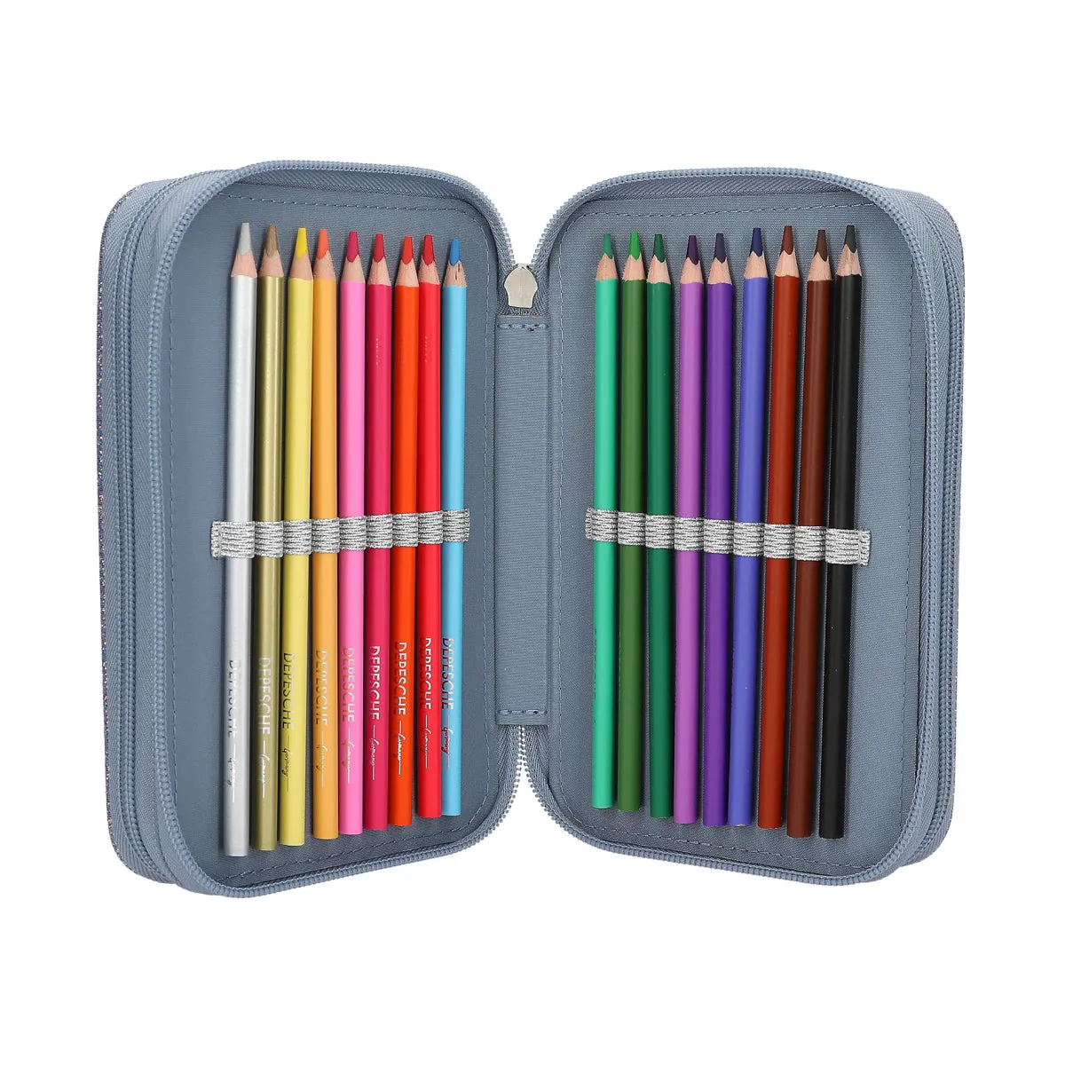 Depesche TOPModel 3-Compartment Pencil Case Wolf