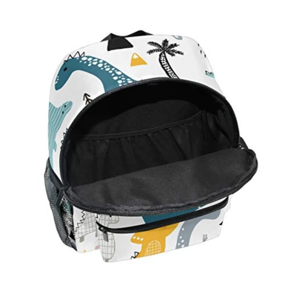 Dinosaur Backpack School Bag with Chest Clip