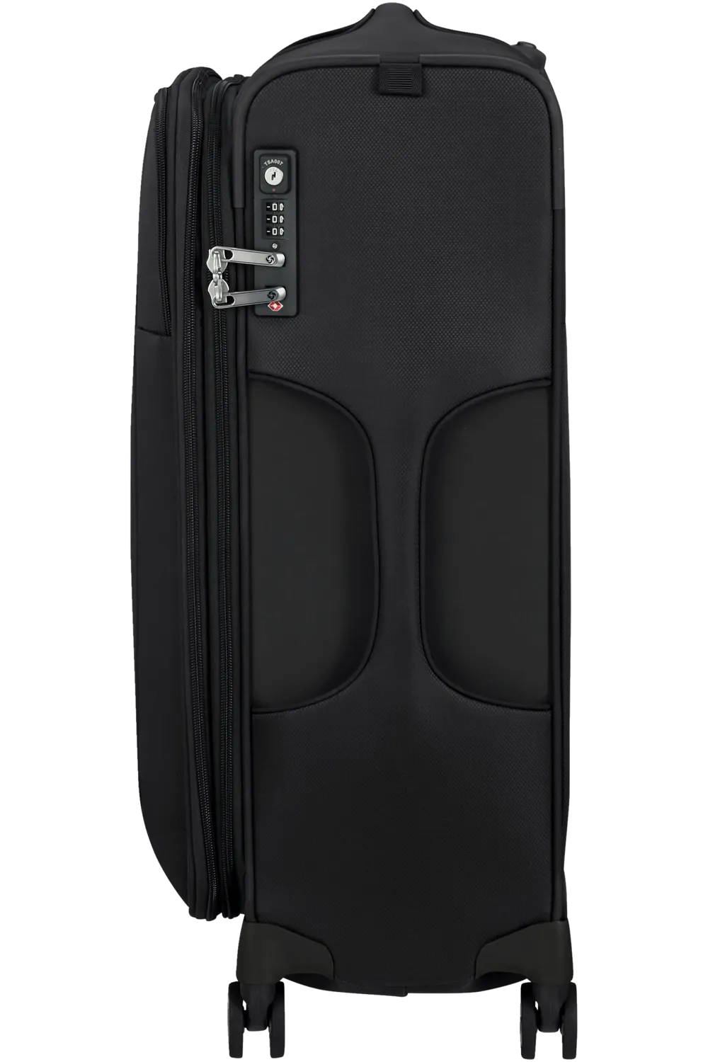 D'LITE 63cm Spinner Expandable (4 wheels) - Black