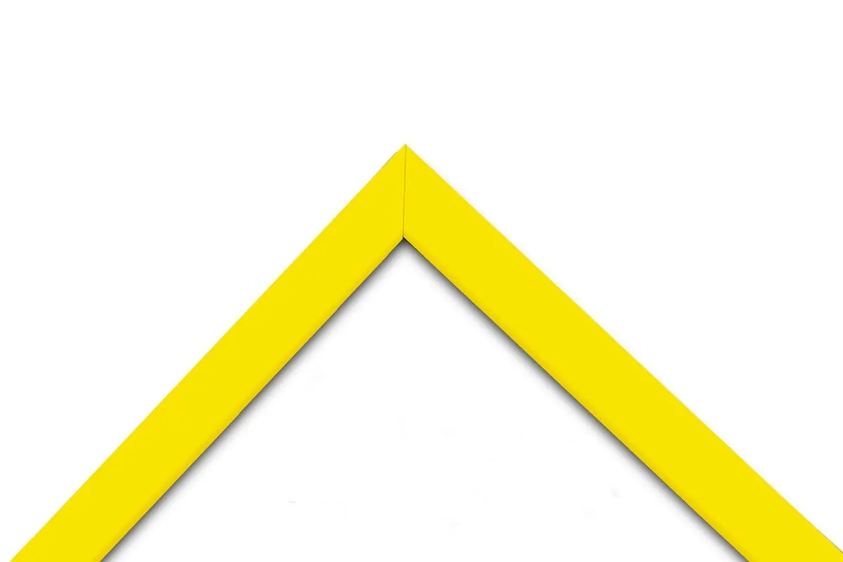 E-Art Synthetic Wood, unbreakable Plexi Glass and Mdf Yellow Color Table Top/Wall Hanging Photo Frames- 4x6 Inch
