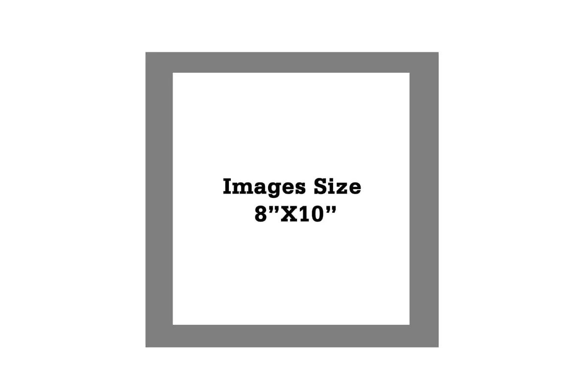 E-Art Wooden Photo Frames Table Top/Wall Hanging Yellow 8x10 Inch