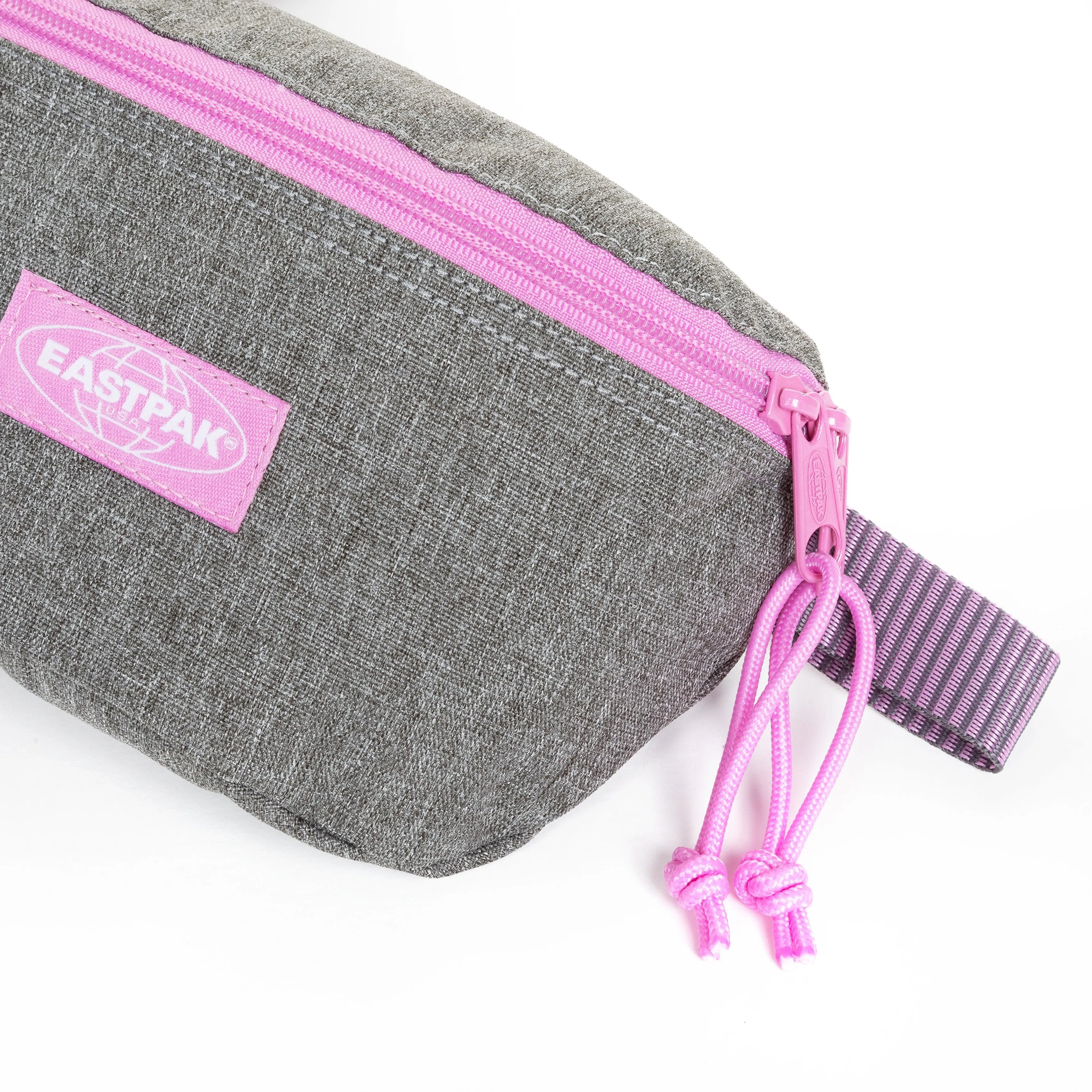 Eastpak Springer Kontrast Stripe Grey Small Waistbag - EK0000749J51