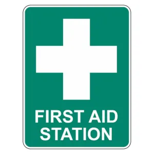 Emergency Sign - First Aid Station
