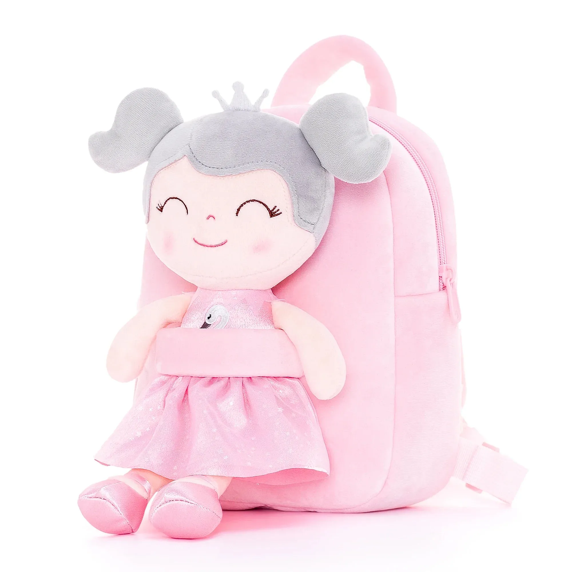 Enchanting Swan Princess Plush Backpack for Girls by Gloveleya