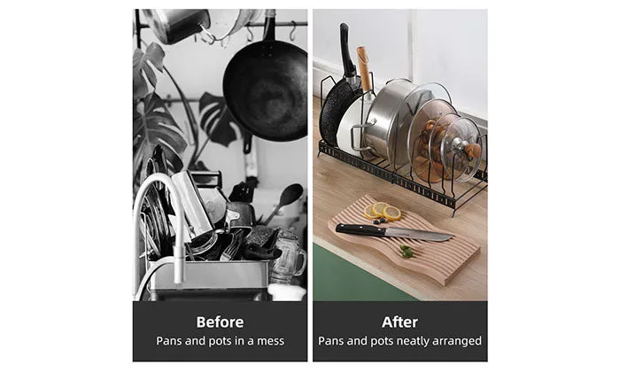 Expandable Pot &  Pan Rack