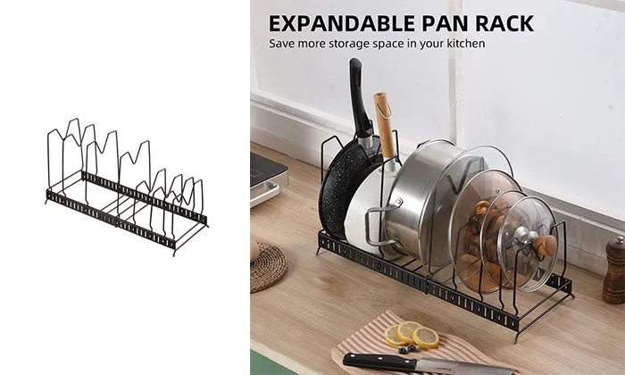 Expandable Pot &  Pan Rack