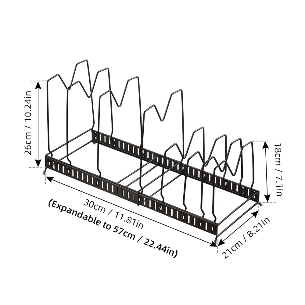 Expandable Pot &  Pan Rack