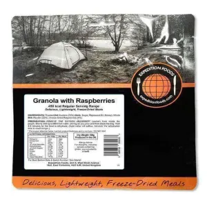 Expedition Foods - Granola with Raspberries (Regular Serving)