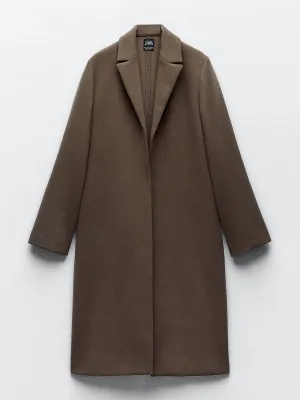 Felt texture coat