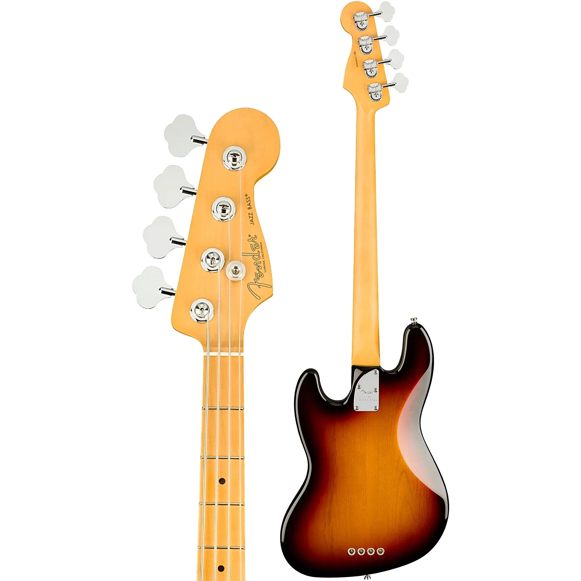 Fender American Professional II 4 String Electric Bass - 3 Color Sunburst