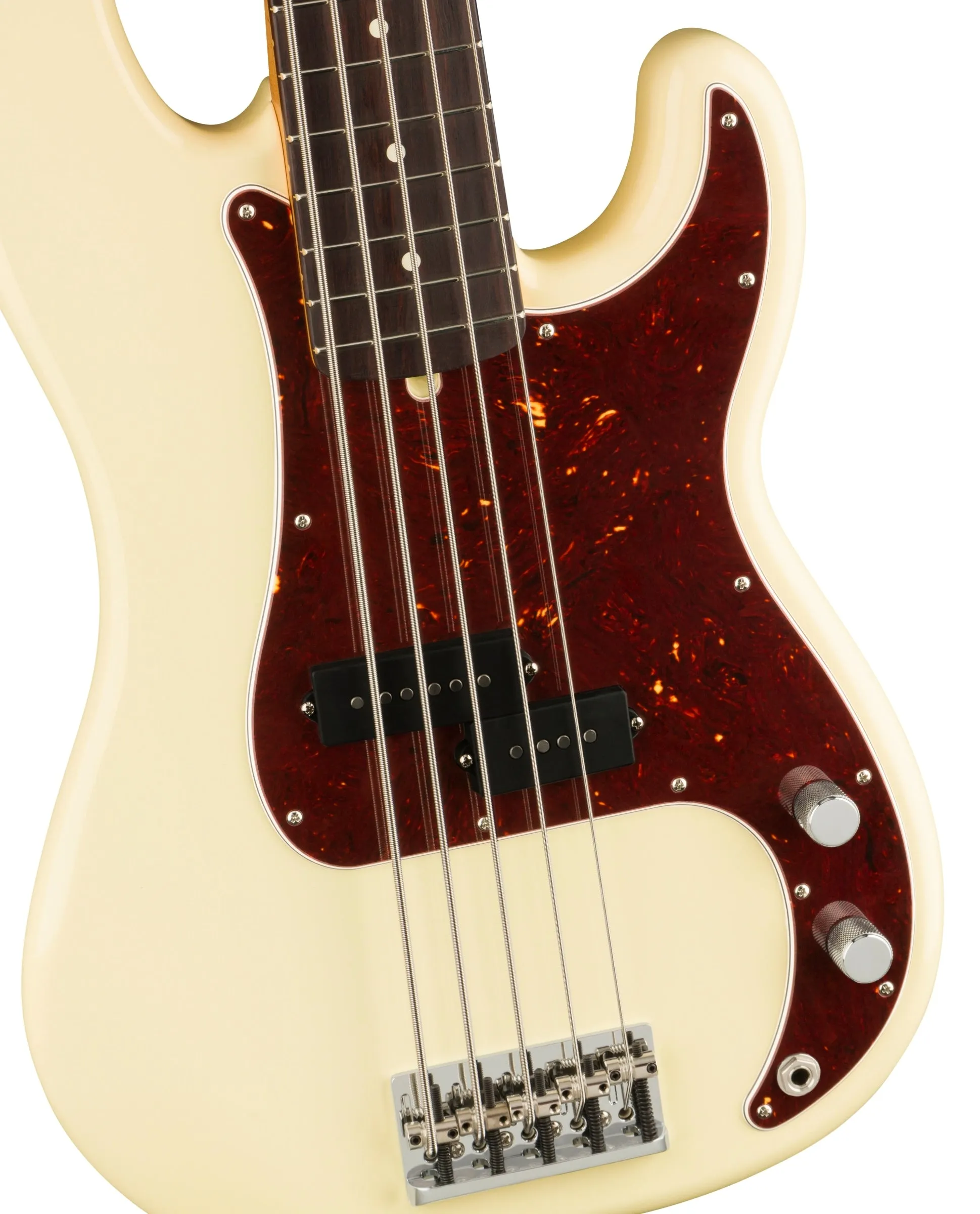 Fender American Professional II Precision Bass V Rosewood Fingerboard Olympic White