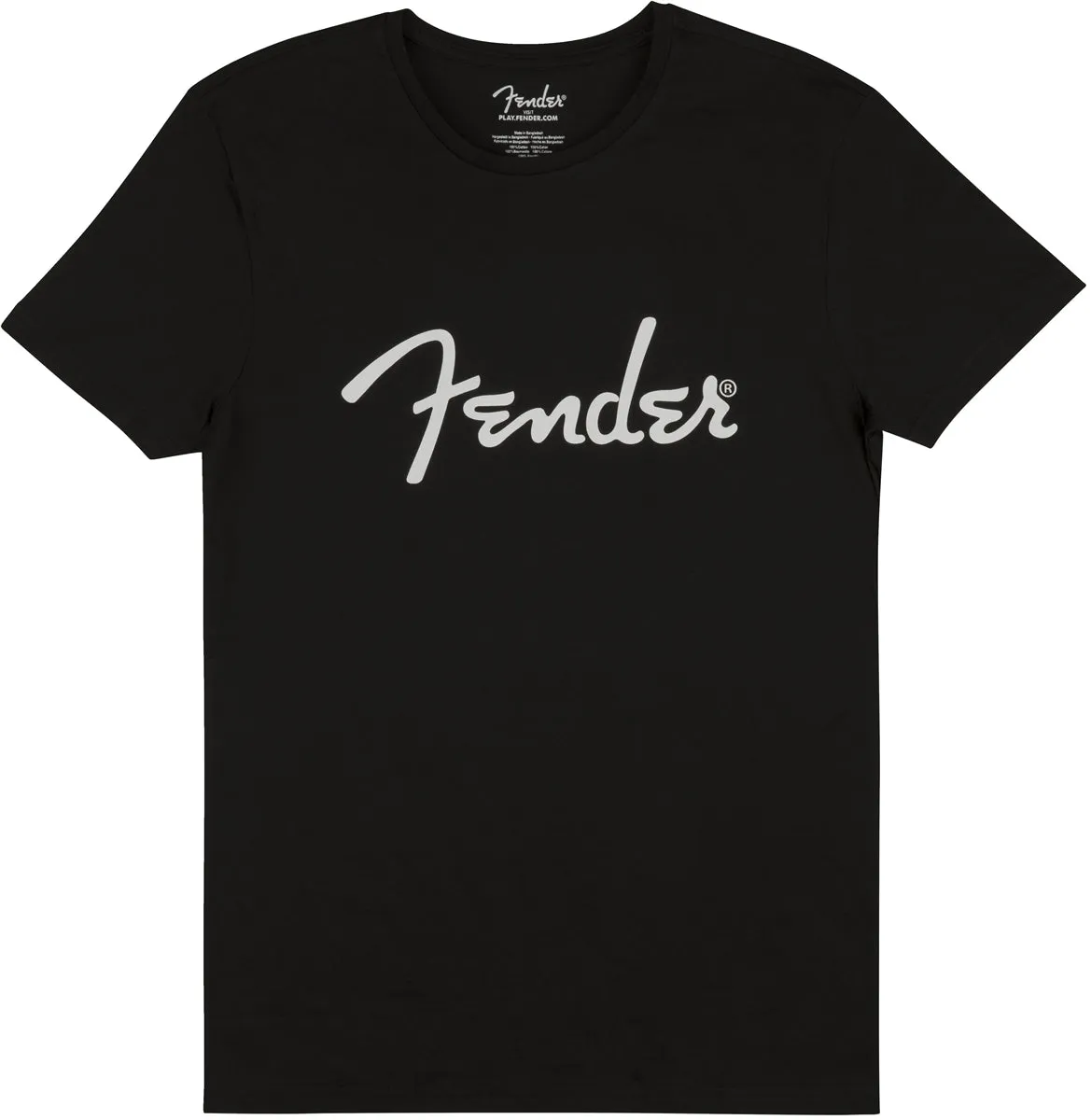 Fender Spaghetti Logo Men's T-Shirt, Black - XL