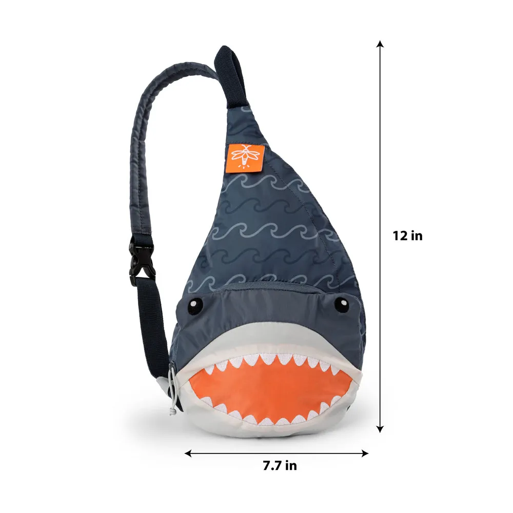 Finn the Shark Kids' Sling Backpack