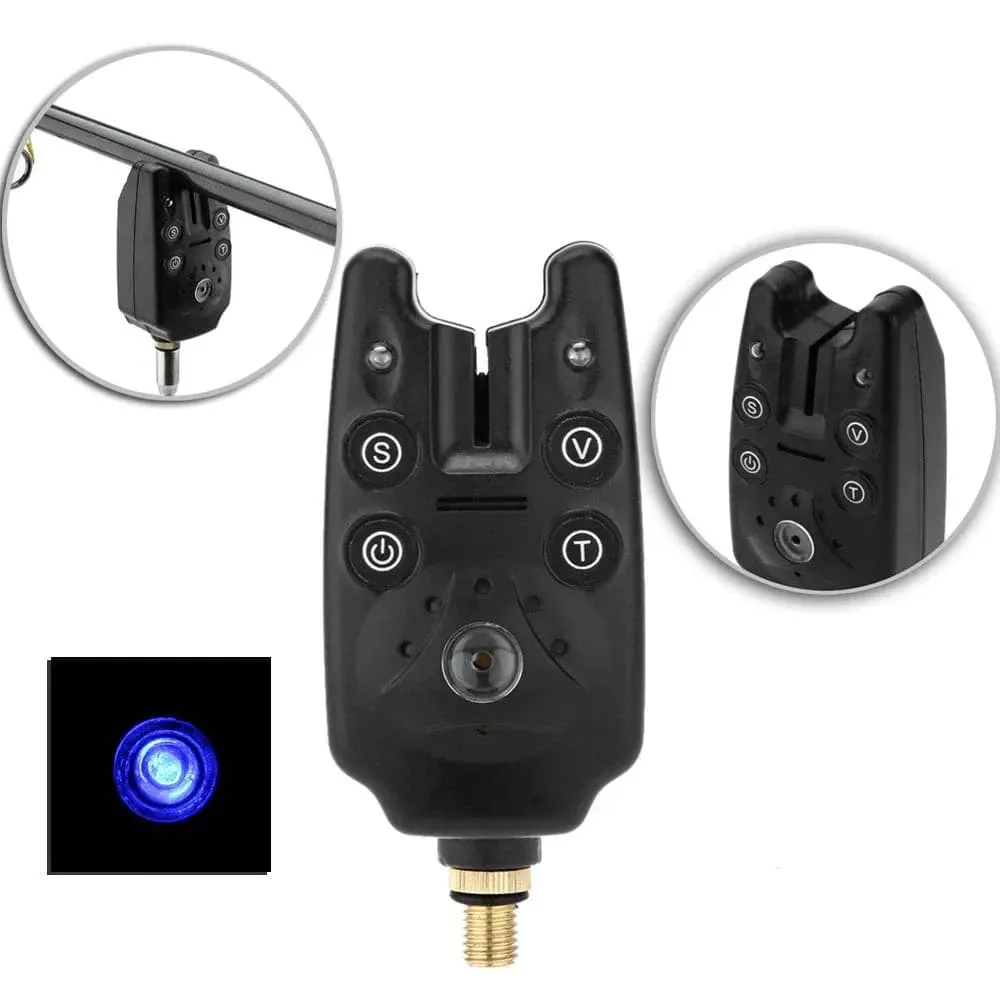 Fishing Bite Alarms Fishing Banksticks Swingers Set Fishing Alarm Kit with Padded Fishing Tool Bag For Outdoor Fishing