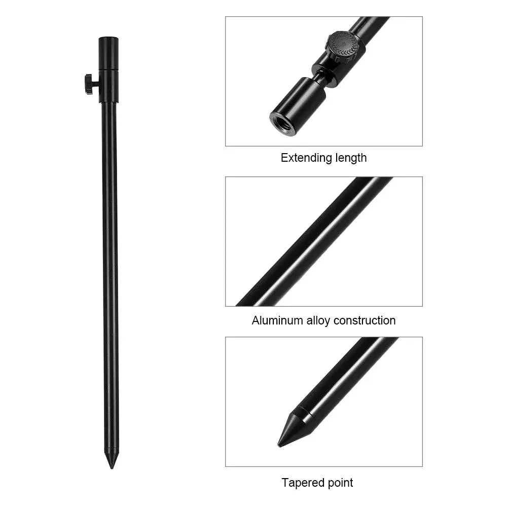 Fishing Bite Alarms Fishing Banksticks Swingers Set Fishing Alarm Kit with Padded Fishing Tool Bag For Outdoor Fishing