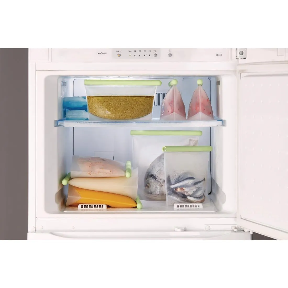 FS290 Lekue Reusable Silicone Food Storage Bag 1.5Ltr