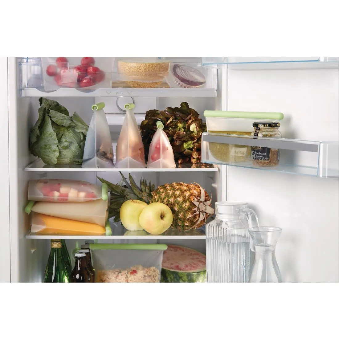 FS290 Lekue Reusable Silicone Food Storage Bag 1.5Ltr