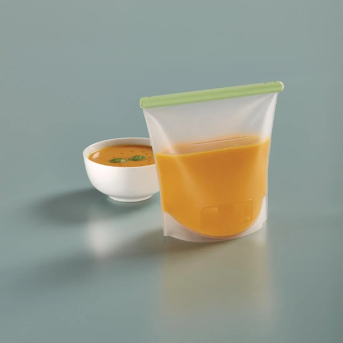 FS290 Lekue Reusable Silicone Food Storage Bag 1.5Ltr