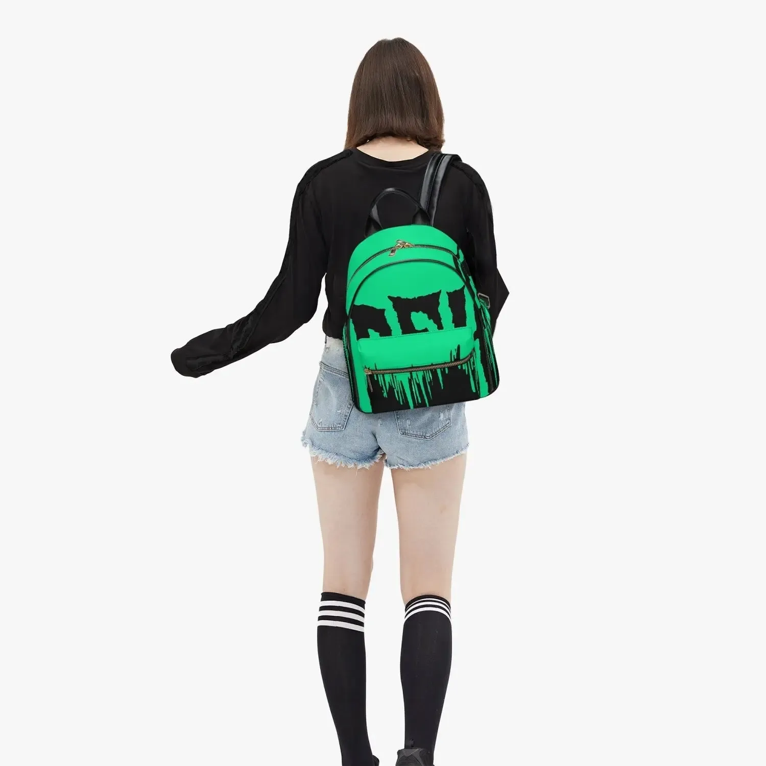 FZ Halloween Printed PU Backpack