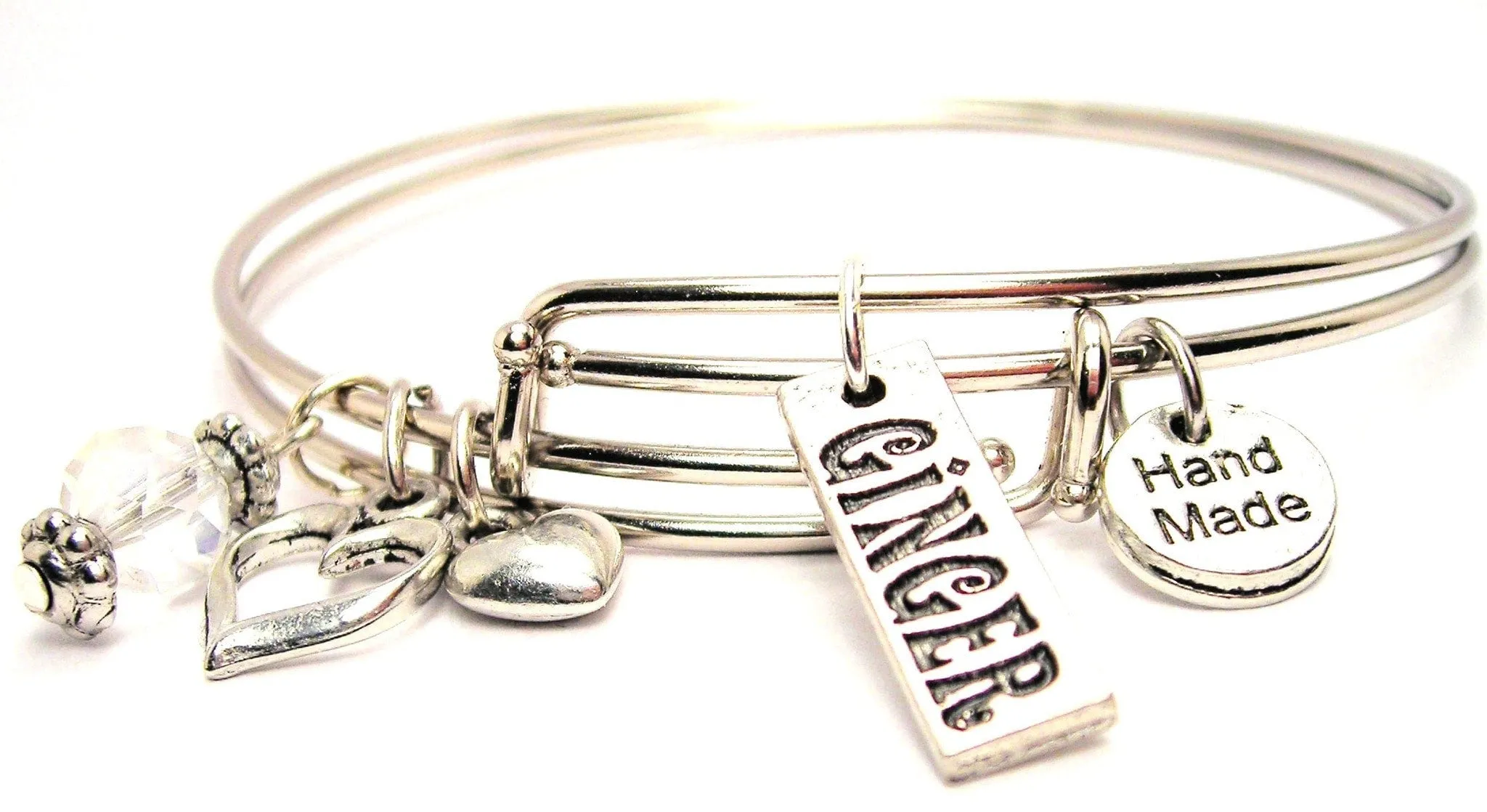 Ginger Expandable Bangle Bracelet Set