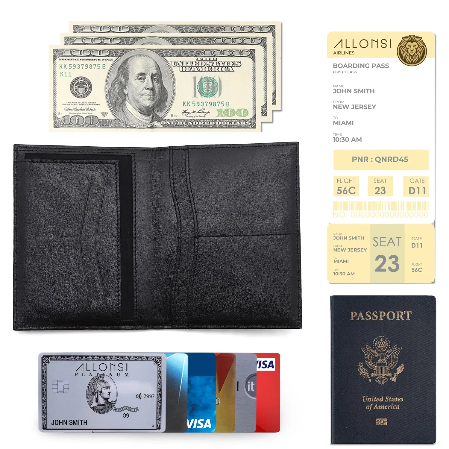 Globe Trotter Unisex Passport Holder