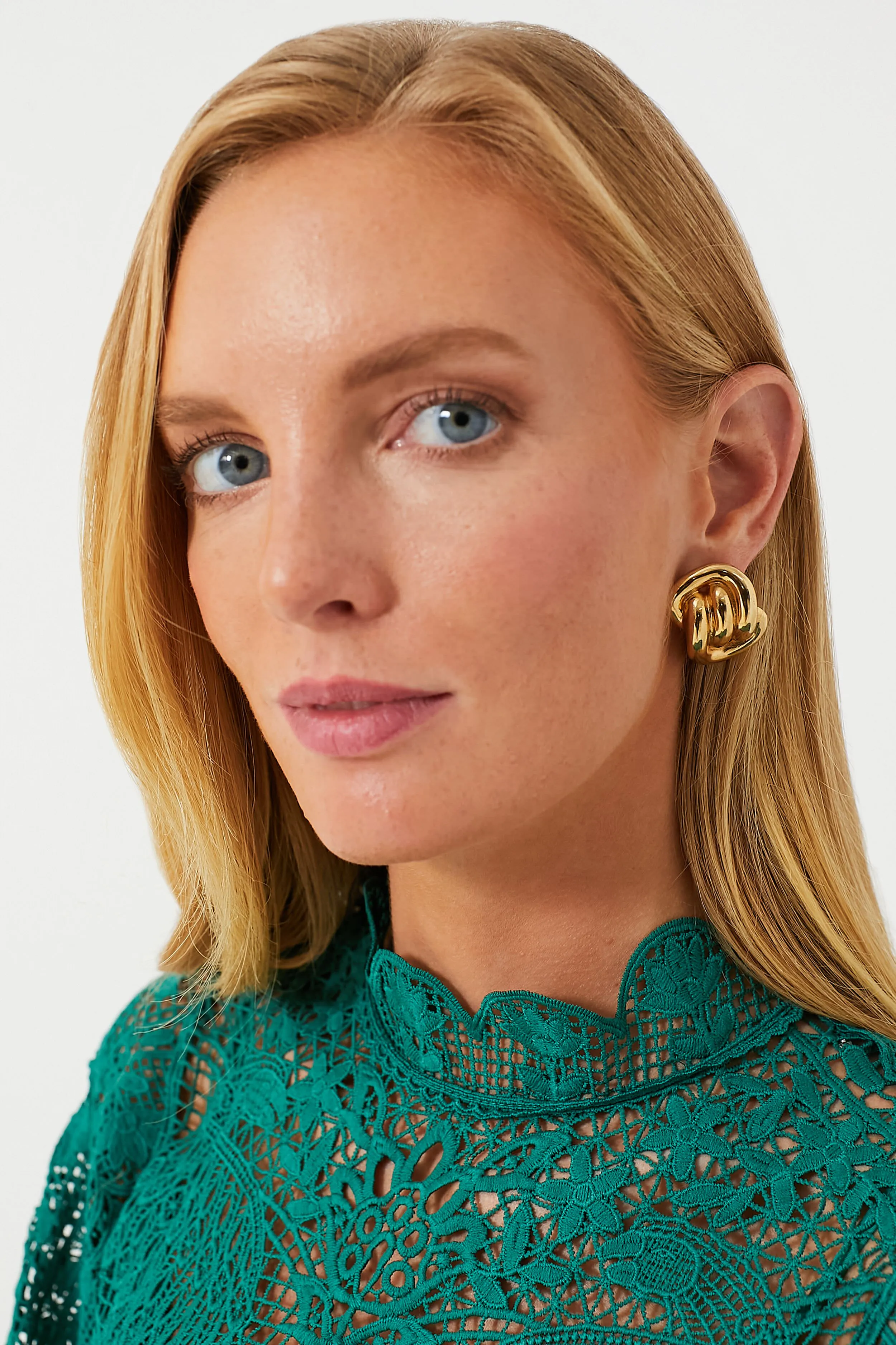 Gold Ellis Stud Earrings