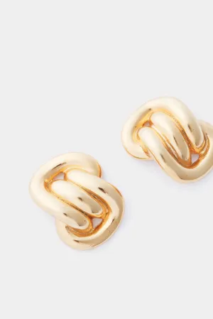 Gold Ellis Stud Earrings