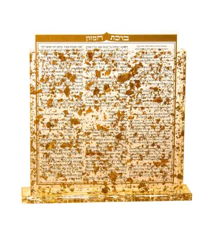 Gold Flake Lucite Bentcher Holder