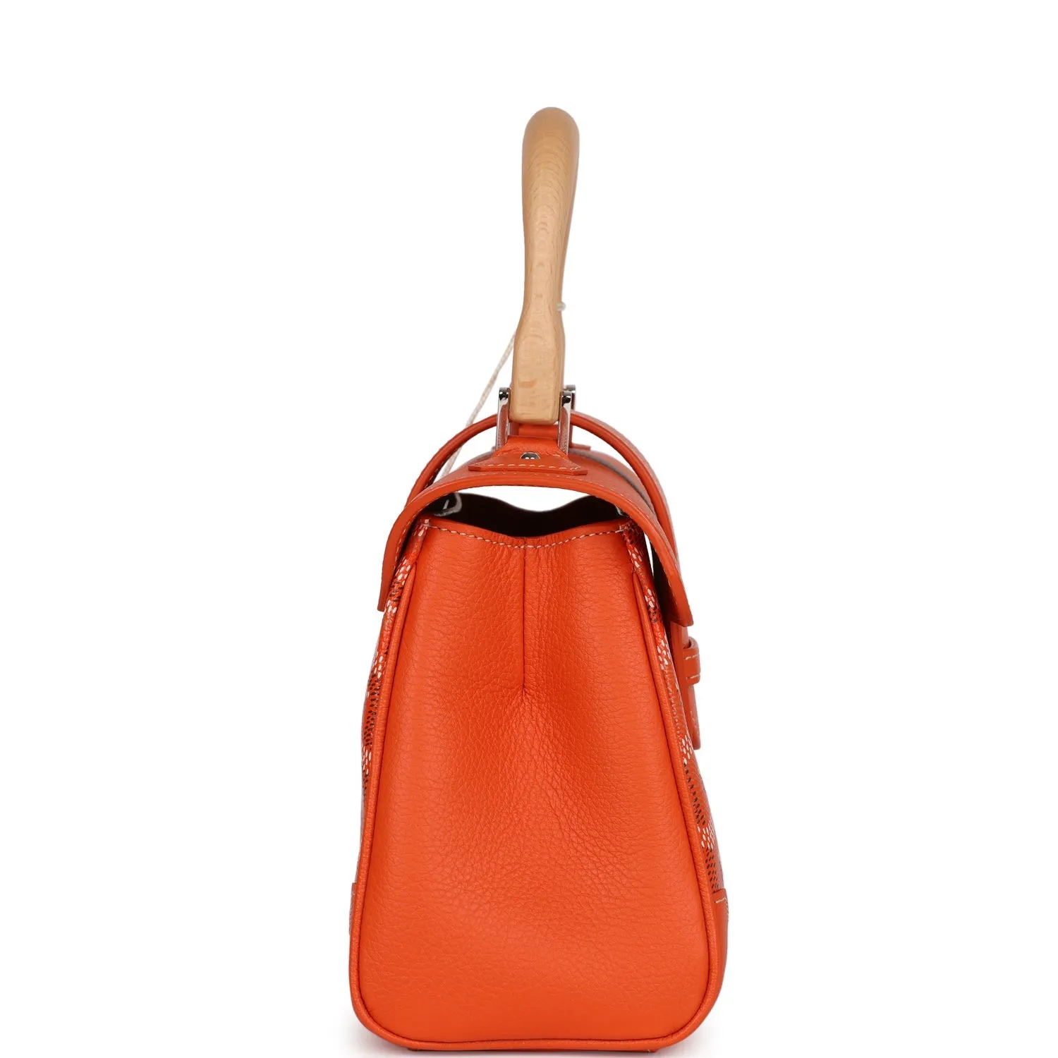 Goyard Saigon Souple Mini Orange Goyardine Palladium Hardware