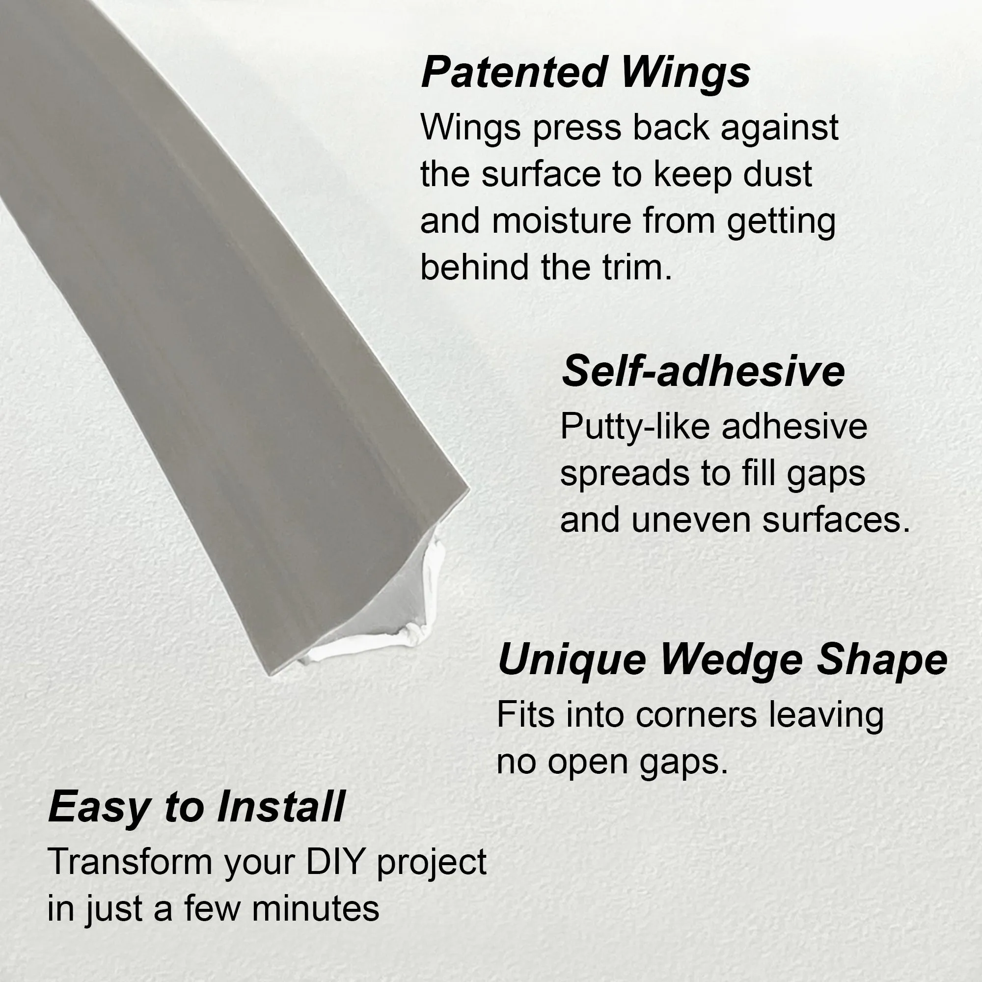 Grey Flexible Trim