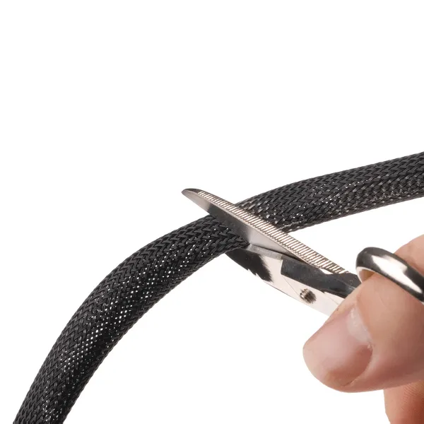 HellermannTyton BSPSC180 1/8 Inch Braided Expandable Sleeving, Black, Sold By The Foot