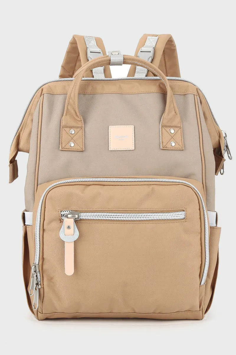 Himawari Waterproof Canvas Backpack Diaper Bag with Side Pockets