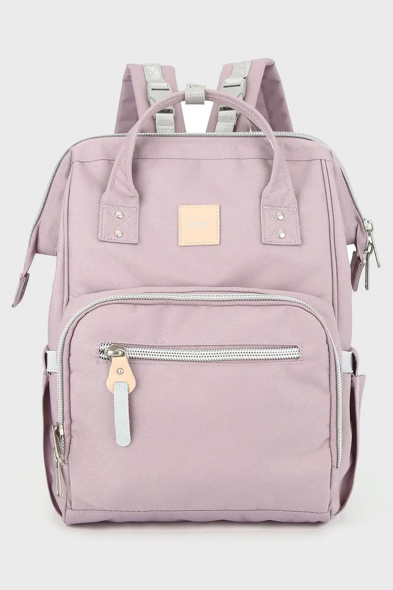 Himawari Waterproof Canvas Backpack Diaper Bag with Side Pockets
