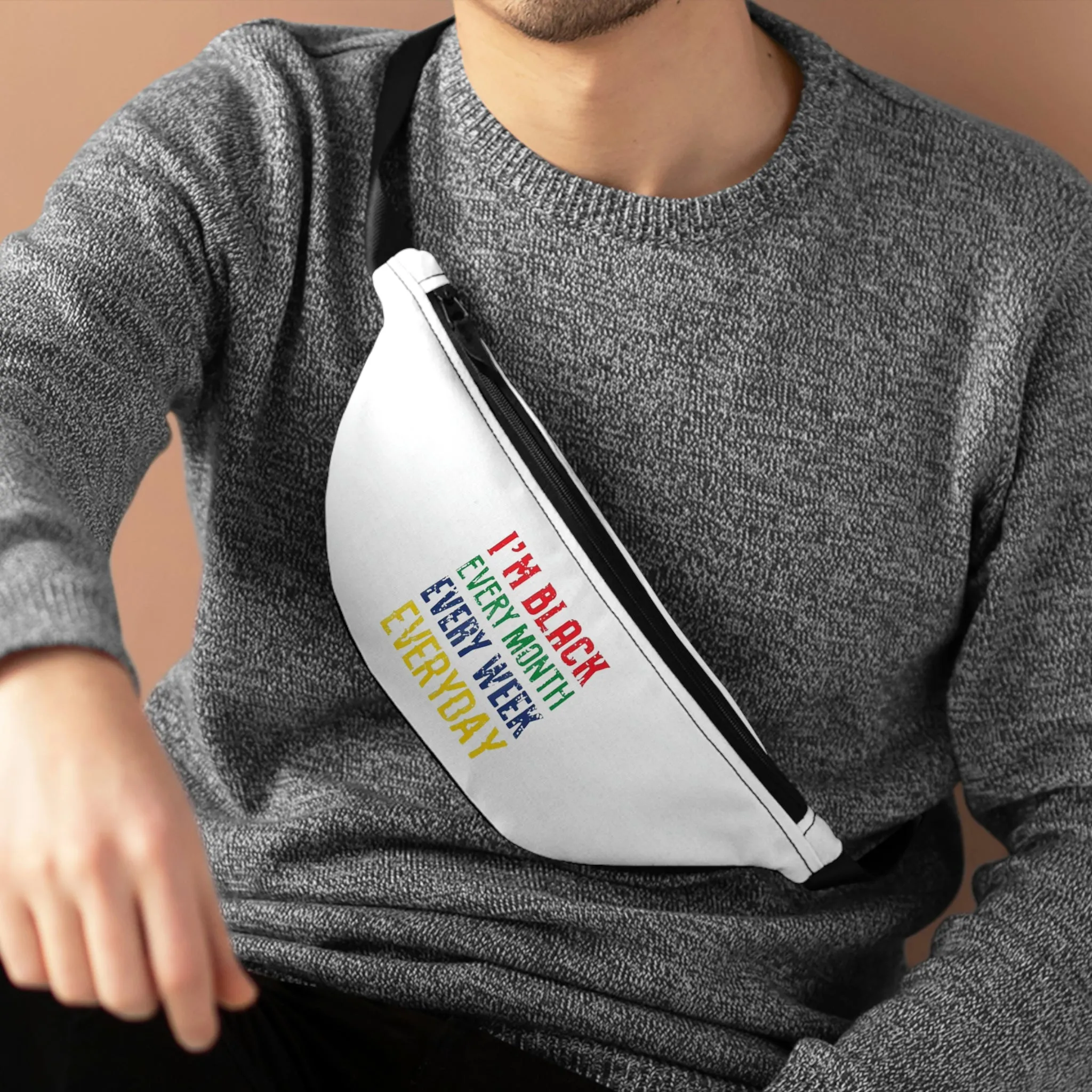 I'm Black Every Month Week Day Fanny Pack