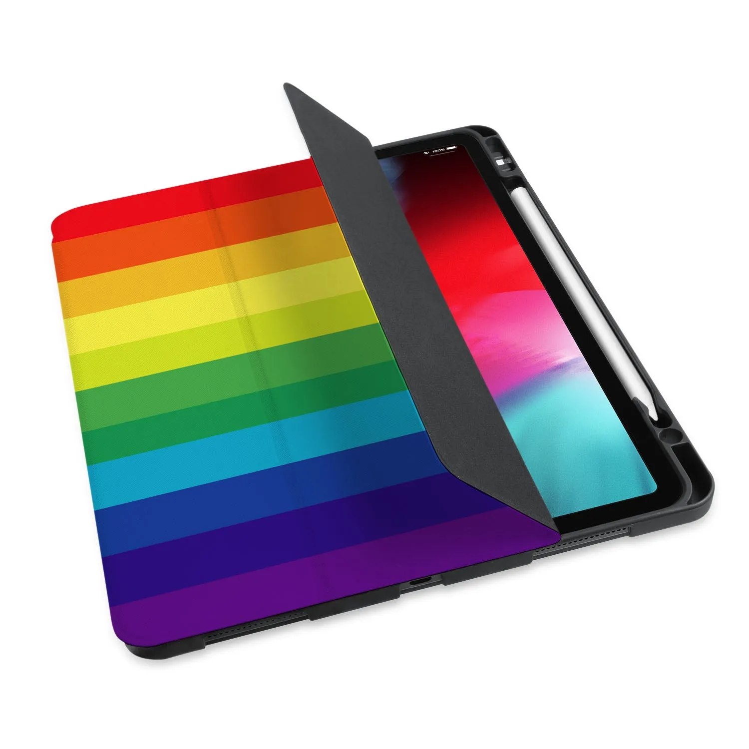 iPad Trifold Case - Rainbow