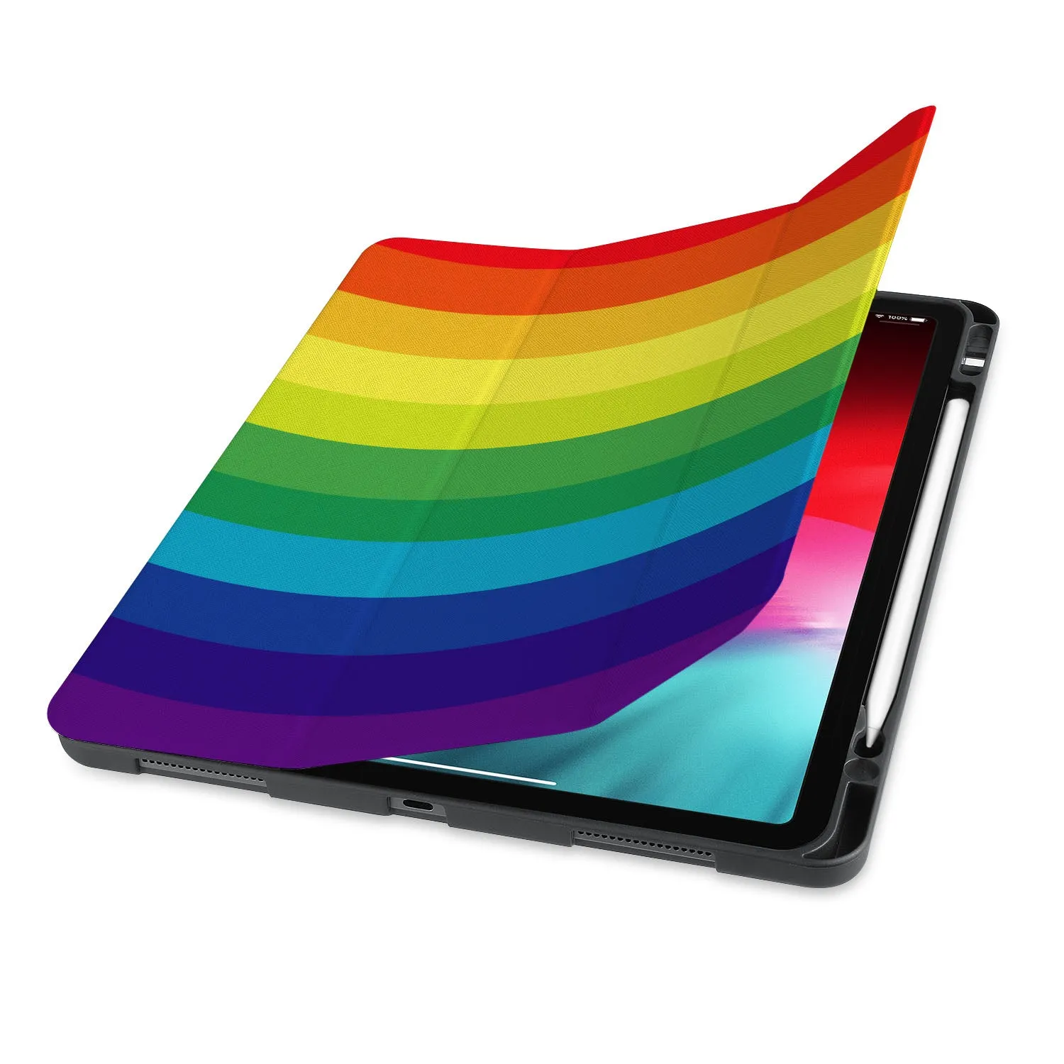 iPad Trifold Case - Rainbow