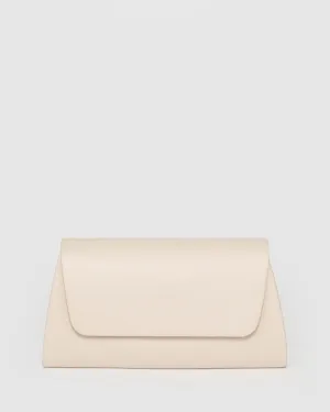 Ivory Leaha Evening Clutch Bag