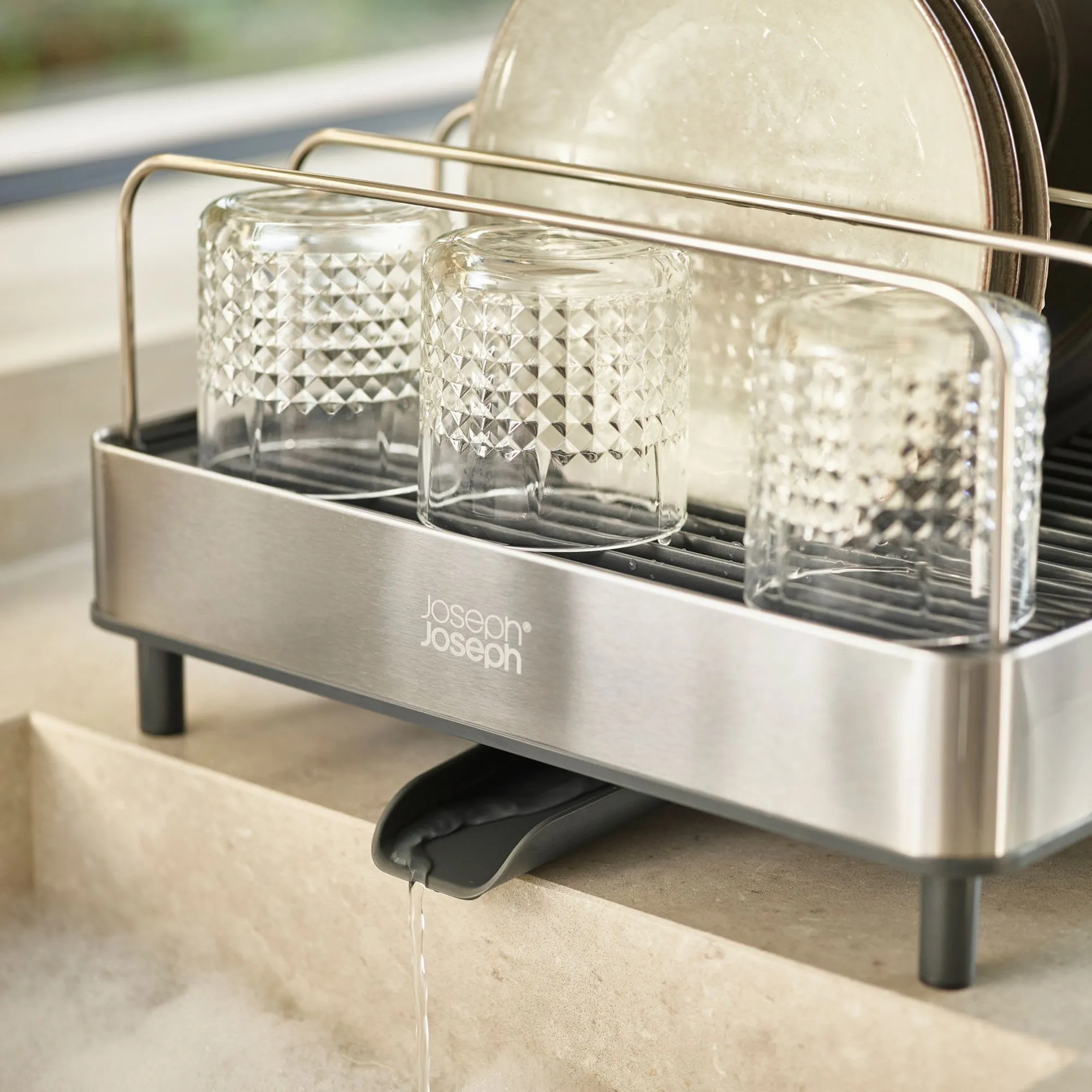 Joseph Joseph Extend Max Steel Expandable Dish Drainer