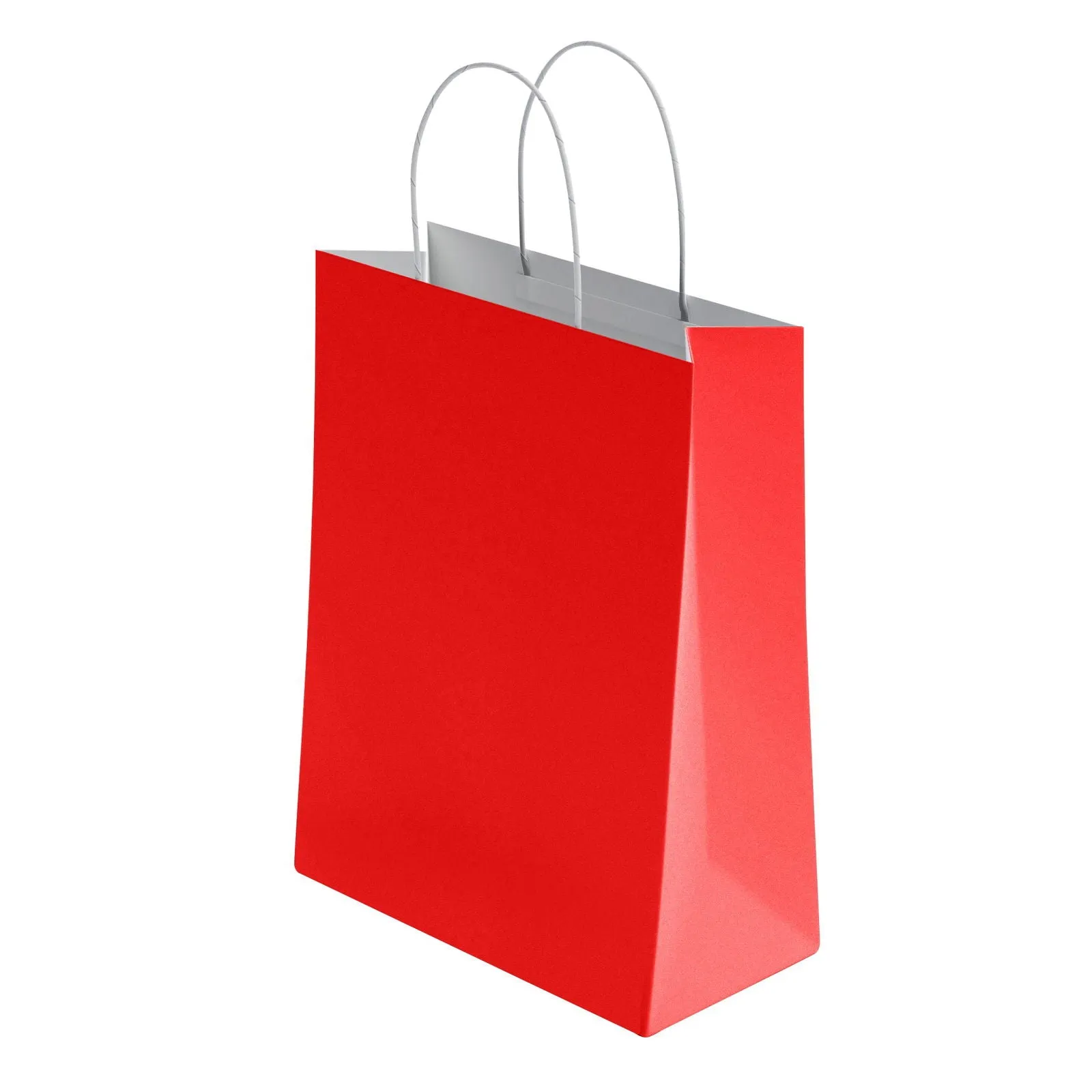 Kraft Paper Bags with Twisted Handle Colored Party Gift Bags Paper Carrier for Birthday 18x22x8cm
