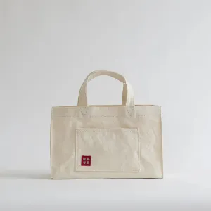 Kurashiki Hampu Canvas Tote Bag - Ecru -