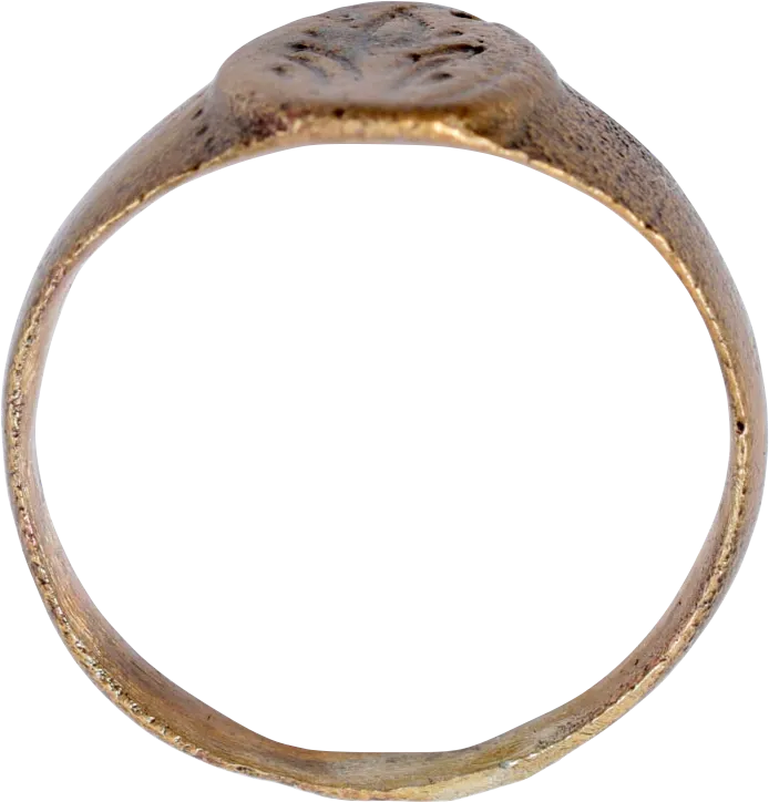 LATE MEDIEVAL WOMAN'S FASHION RING, SIZE 5 ¼ 